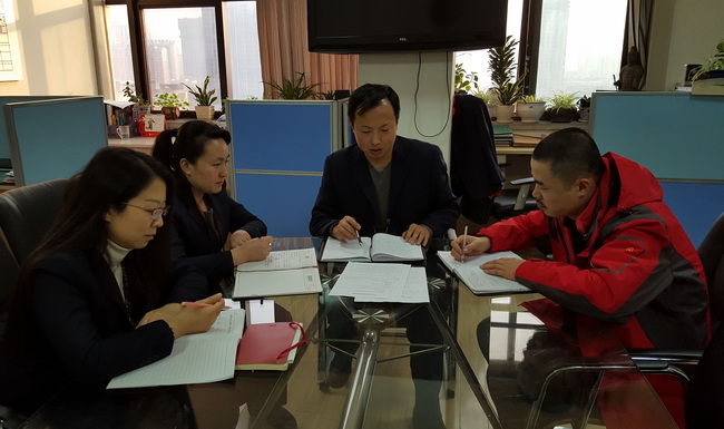 市场营销二部:召开2016年年初第一次会议